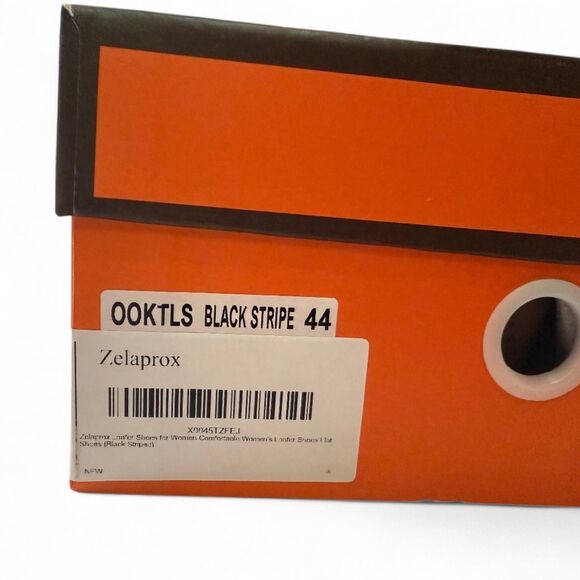 Zelaprox Black & White Mesh Loafers for Women, NEW IN BOX! Size EU 44 - Picture 11 of 11